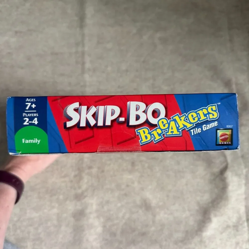 Skip-Bo Breakers tile game NEW Mattel family strategy sequencing 2009